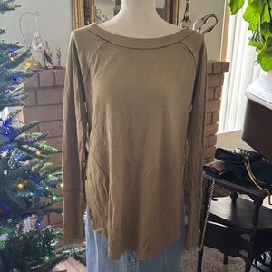 Women’s Tan Long Sleeve Top